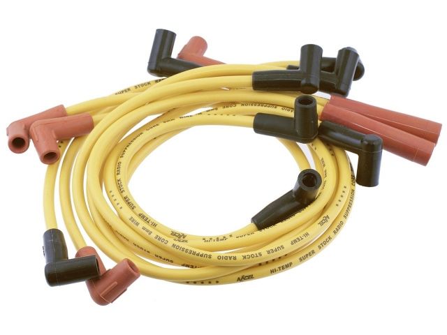 Accel Spark Plug Wires, Super Stock, RFI Suppression, 8mm