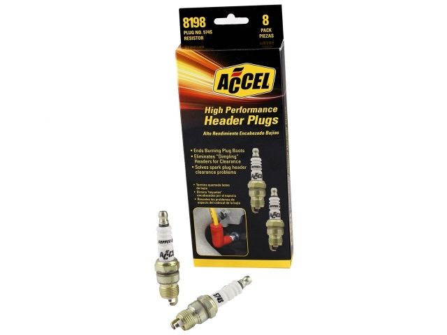 Accel 14mm Thread - .460 in Reach - Tapered Seat - 8 Pack Of 0574S