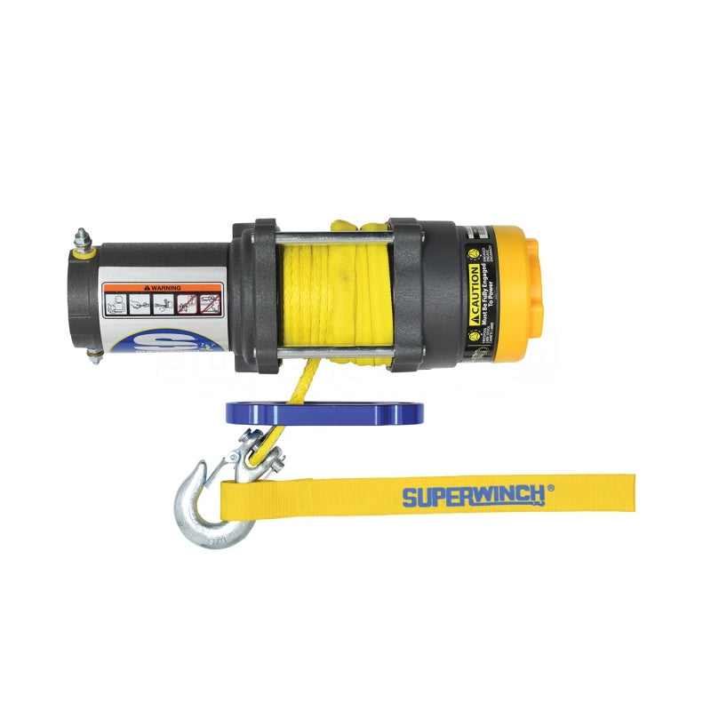 Superwinch 2500 LBS 12 VDC 3/16in x 50ft Synthetic Rope Terra 25SR Winch 1125230