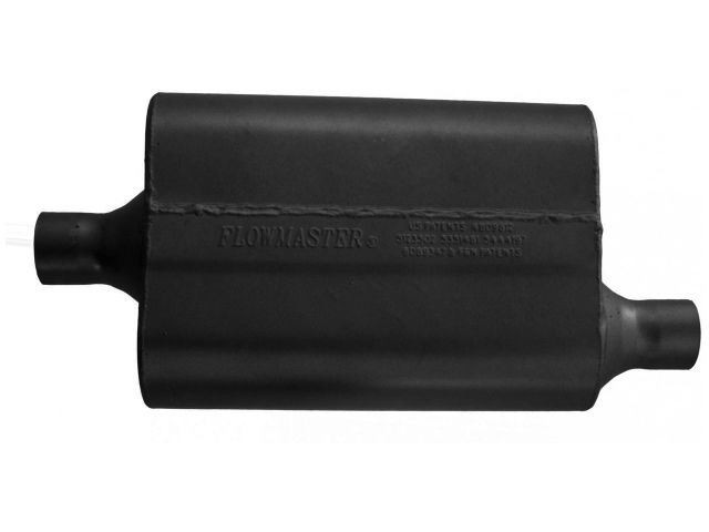 Flowmaster 40 Series Delta Flow Muffler, 2.00" IN (C) / OUT (O): ea, 16 Gauge Alu