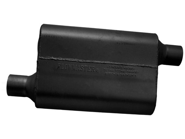 Flowmaster 40 Series Delta Flow Muffler, 2.25" IN (O) / OUT (O), Opposite Side Of