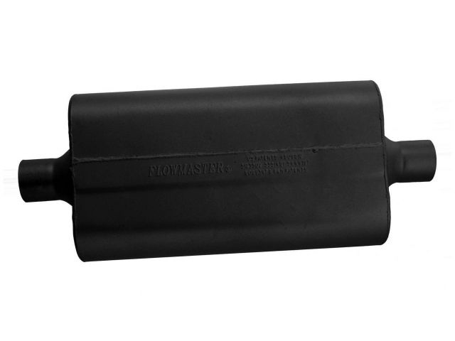 Flowmaster 50 Series Delta Flow Muffler, 2.25" IN (C) / OUT (C): ea, 16 Gauge Alu