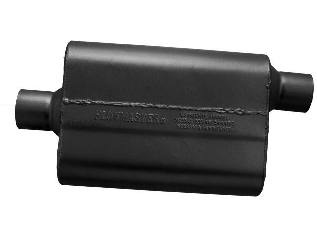 Flowmaster 40 Series Delta Flow Muffler, 2.50" IN (C) / OUT (O): ea, 16 Gauge Alu