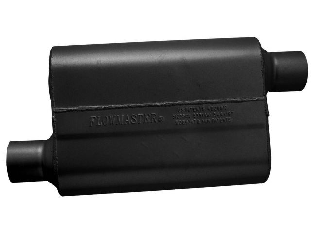 Flowmaster 40 Series Delta Flow Muffler, 2.50" IN (O) / OUT (O): ea, 16 Gauge Alu
