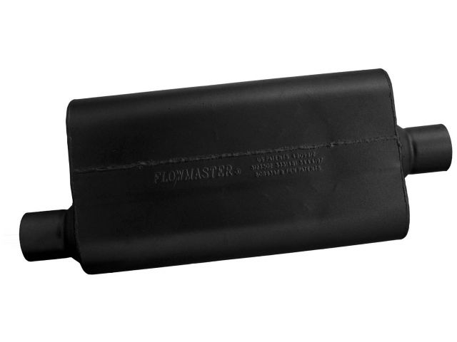 Flowmaster 50 Series Delta Flow Muffler, 2.50" IN (O) / OUT (C): ea, 16 Gauge Alu