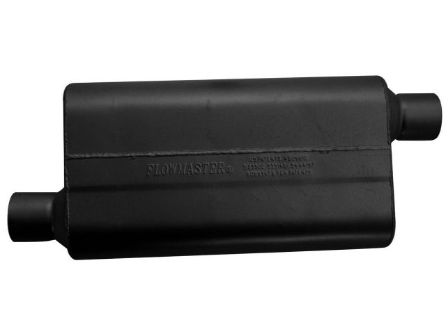 Flowmaster 50 Series Delta Flow Muffler, 2.50" IN (O) / OUT (O), Opposite Side Of