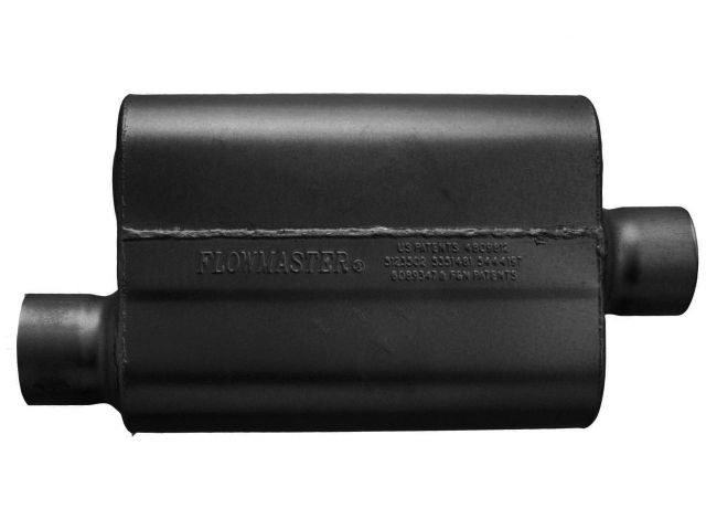 Flowmaster 40 Series Delta Flow Muffler, 3.00" IN (O) / OUT (C): ea, 16 Gauge Alu