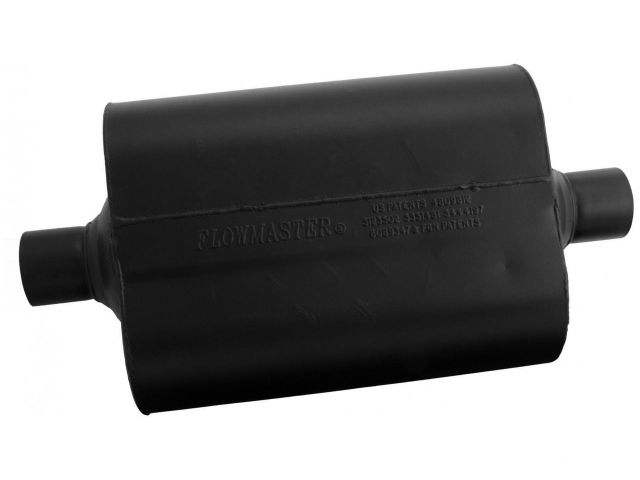 Flowmaster Super 40 Series Muffler, 2.25" IN (C) / OUT (C): ea, 16 Gauge Aluminiz