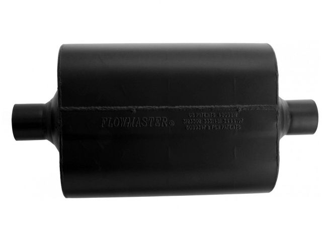 Flowmaster 60 Series Delta Flow Import Muffler, 2.25" IN (C) / OUT (C): ea, 16 Ga
