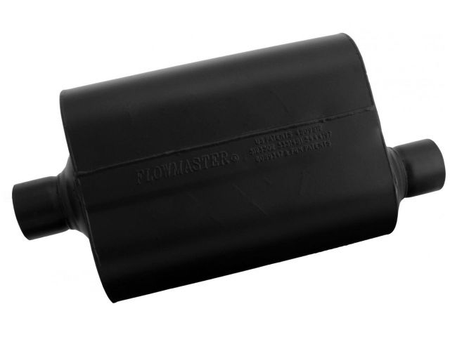 Flowmaster Super 40 Series Muffler, 2.50" IN (C) / OUT (O): ea, 16 Gauge Aluminiz