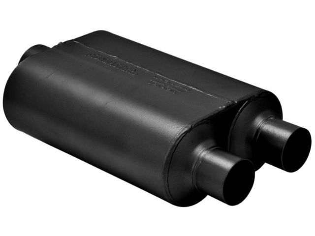 Flowmaster Super 40 Series Muffler, 3.00" IN (C) / 2.50" OUT (D): ea, 16 Gauge 40