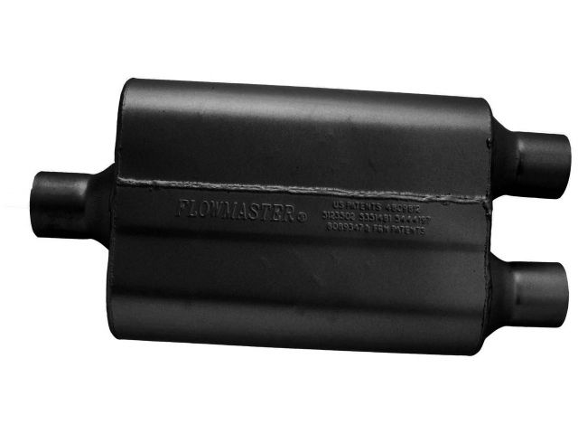 Flowmaster 40 Series Delta Flow Muffler, 2.25" IN (C) / 2.25" OUT (D): ea, 16 Gau