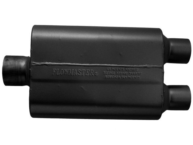 Flowmaster 40 Series Muffler, 3.00" IN (C) / OUT 2.50" (D): ea, 409S Stainless St