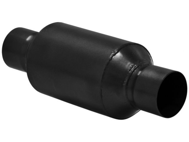 Flowmaster Outlaw Race "Shorty" Muffler, 2.50" IN / OUT:12.00" Long Overall,