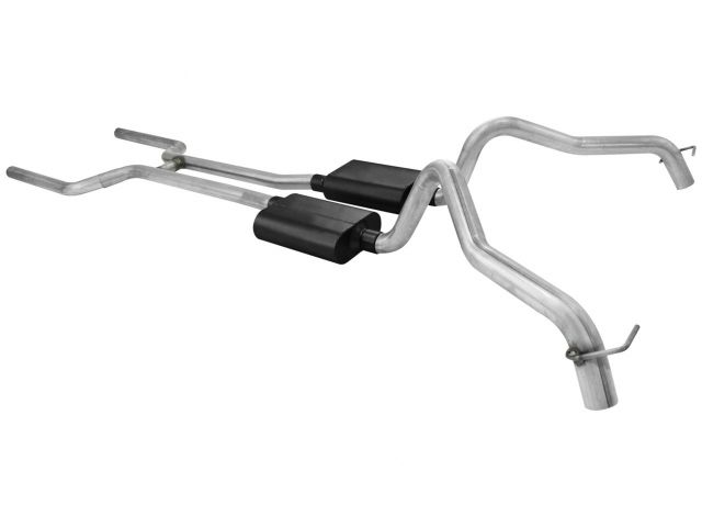 Flowmaster 68-74 Chev. Nova, V8, Header-back, Super 44 Series Mufflers, Mandrel B