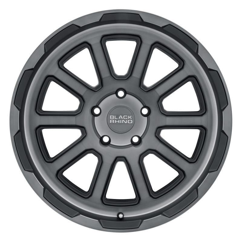 Black Rhino Chase 17x8.0 5x114.3 ET10 CB 76.1 Brushed Gunmetal Wheel 1780CHS105114G76 Main Image