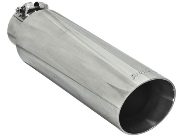 Flowmaster Exhaust Tip - 3.50 in. Angle Cut Polished SS Fits 2.50 in. Tubing