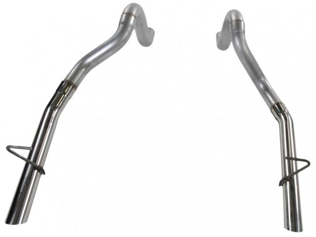 Flowmaster Prebent Tailpipes - 2.50 in. Rear Exit w/stainless tips - Pair