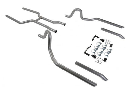 Flowmaster 1964-1972 GM A-Body, V-8, All 2.50" Mandrel Bent Tubing From Trans