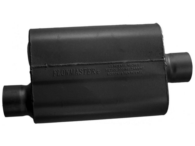Flowmaster 40 Series Muffler, 3.00" IN (O) / OUT (C): ea, 16 Gauge Aluminized Ste