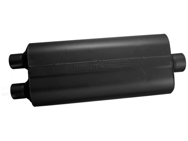 Flowmaster 70 Series Big Block II Muffler, 2.25" IN (D) / 3.00" OUT (C): ea, 16 G