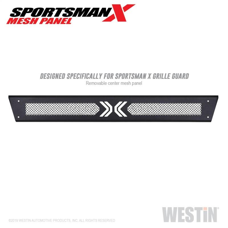 Westin 2005-2020 Chevrolet/Nissan/Toyota Sportsman X Mesh Panel (Textured Black) 40-13005 Main Image