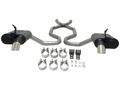 Flowmaster 1974-1979 Chevrolet Corvette, 5.7L, X Member-back, Delta Flow Mufflers