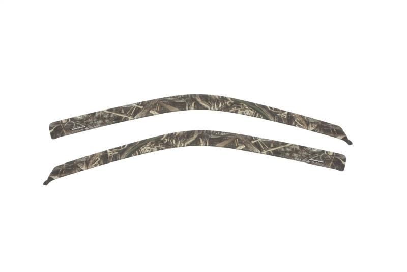 Stampede 2014-2018 Chevy Silverado 1500 Standard Cab Pickup Tape-Onz Sidewind Deflector 2pc - Camo 60106-4 Main Image