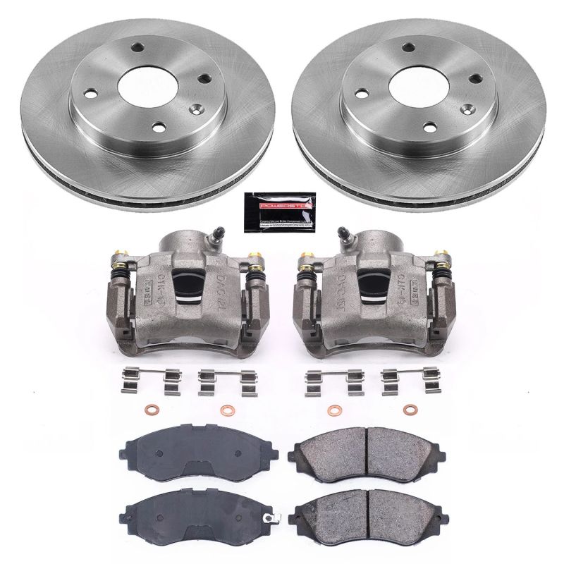 PowerStop PSB Autospecialty Kit w/Cals Brakes, Rotors & Pads Brake Kits - OE main image