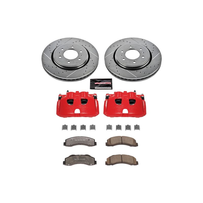 PowerStop PSB Z36 Truck & Tow Kit w/Cals Brakes, Rotors & Pads Brake Kits - Performance D&S main image