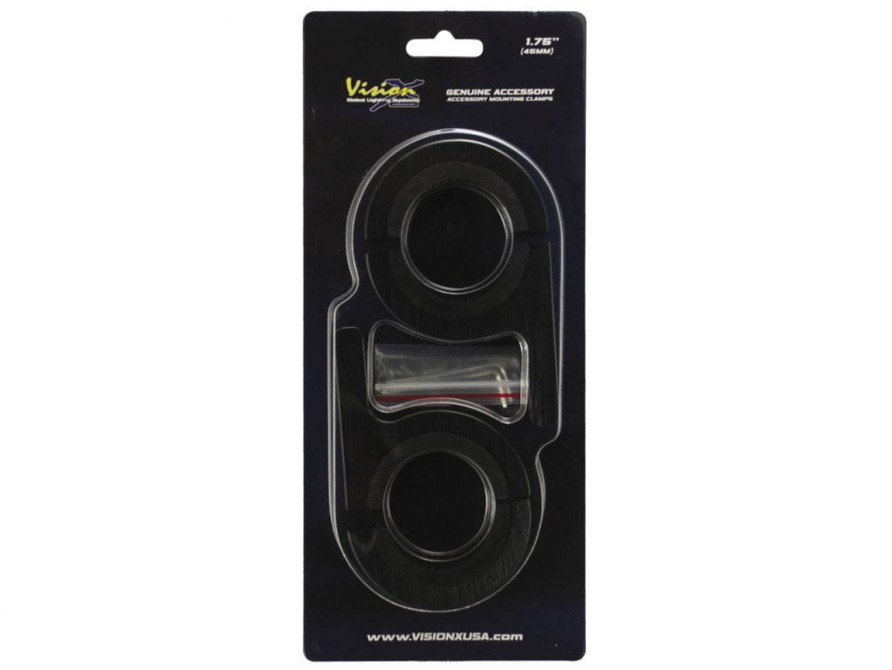 Vision X Pair Black 1.50' Tube Frame Mounting Clamp