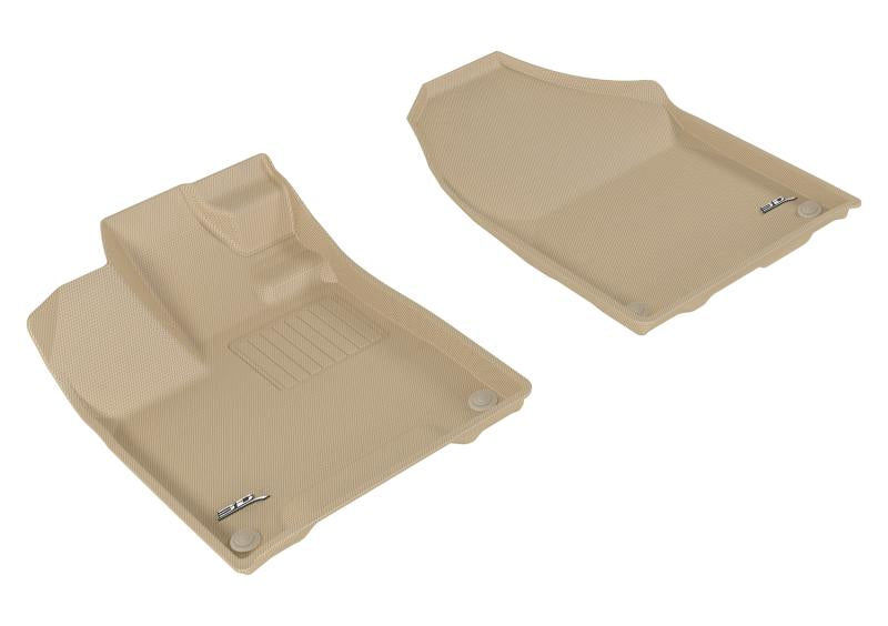 3D MAXpider 2016-2020 Honda Pilot/Passport Kagu 1st Row Floormat - Tan L1HD07311502 Main Image
