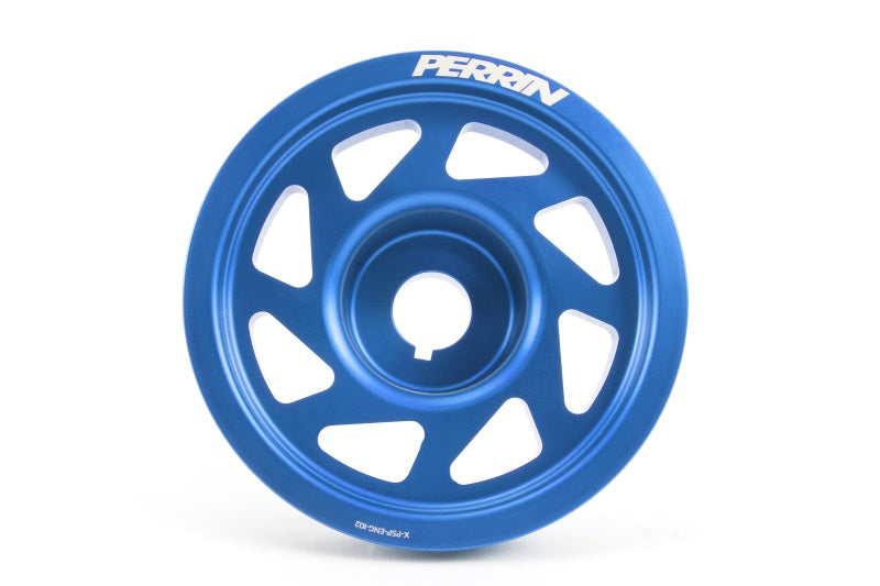 Perrin 93-11 Subaru Impreza / 04-21 STI / 02-14 WRX EJ Engines (w/o AC ONLY) Crank Pulley - Blue PSP-ENG-102BL