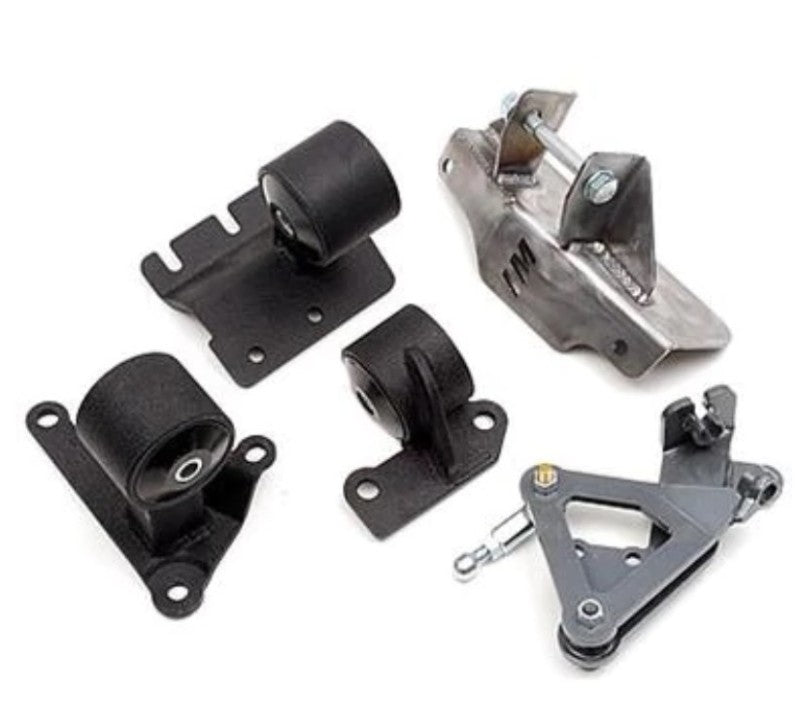 Innovative 88-91 Civic H-Series Black Steel Mounts 95A Bushings (Manual Hydro Actuator) 29150-95A