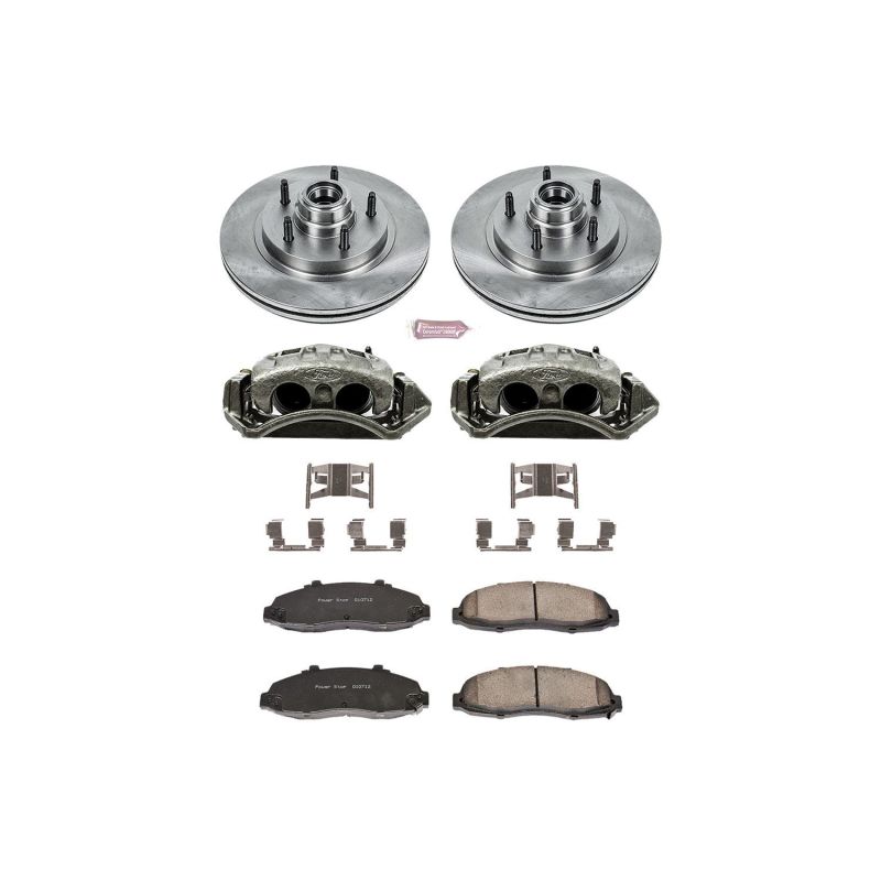 PowerStop PSB Autospecialty Kit w/Cals Brakes, Rotors & Pads Brake Kits - OE main image