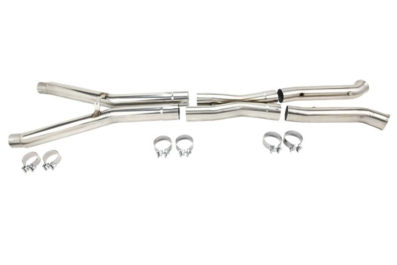 Kooks 09-13 Chevrolet Corvette C6 LS2/LS3 6.0L/6.2L 3in x 3in Off-Road Stainless X-Pipe 21603111 Main Image