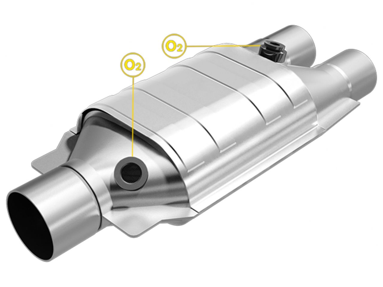 MagnaFlow HM Grade Federal / EPA Compliant Universal Catalytic Converter