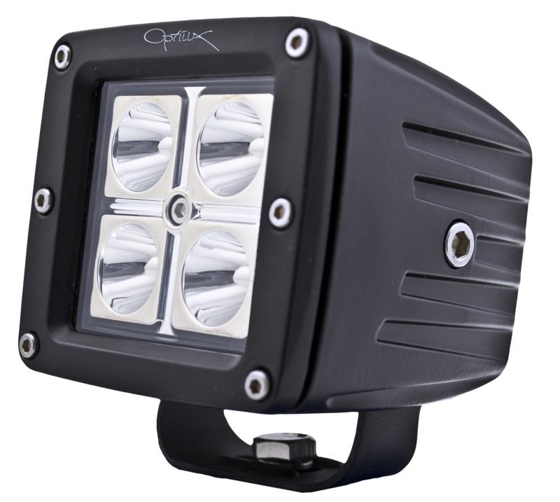 Hella Optilux Cube 4 LED Spot Lamp Kit H71020501 Main Image