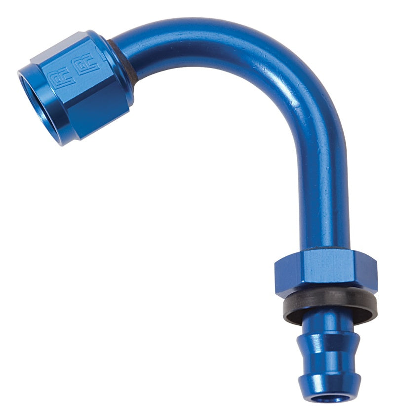 Russell -6 AN 120° Twist-Lok Hose End - Blue