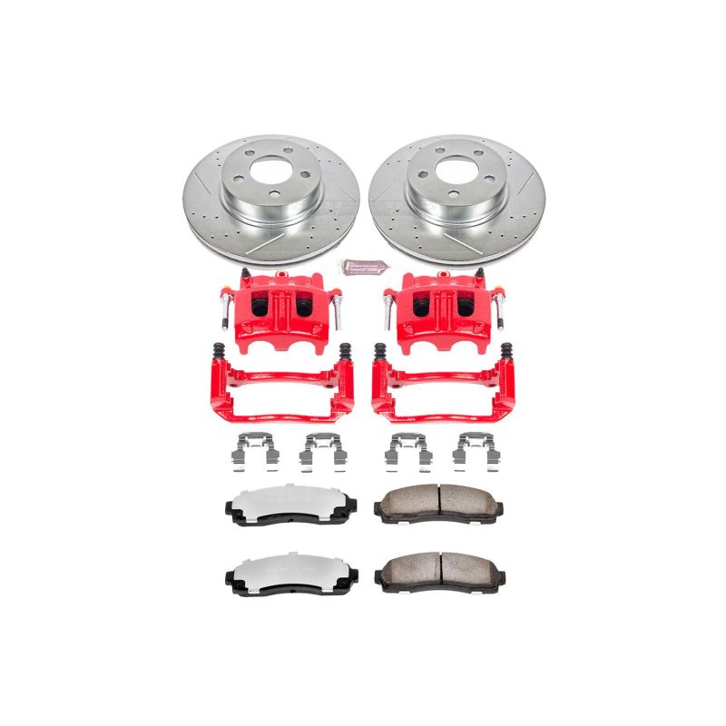 PowerStop PSB Z36 Truck & Tow Kit w/Cals Brakes, Rotors & Pads Brake Kits - Performance D&S main image