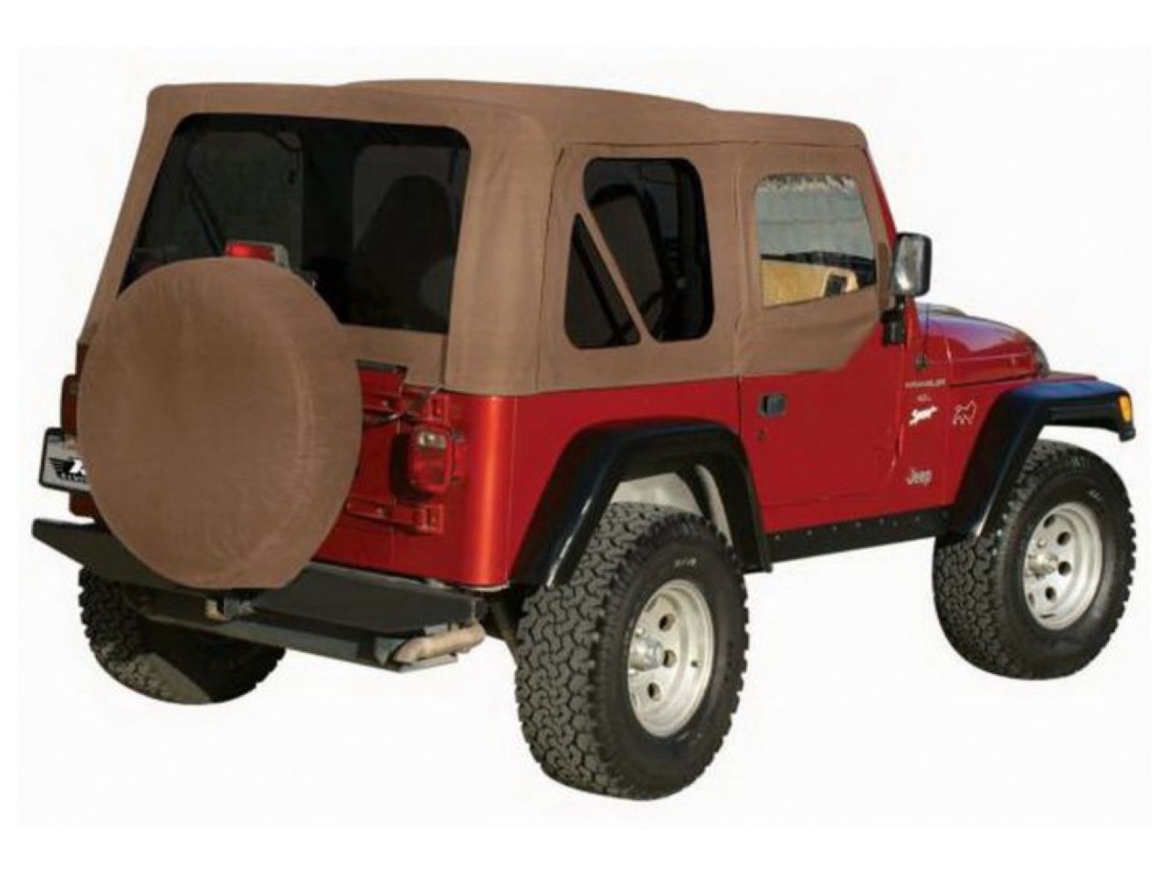 Rampage Factory Replacement Soft Top with Door Skins Spice W/ Tint Windows