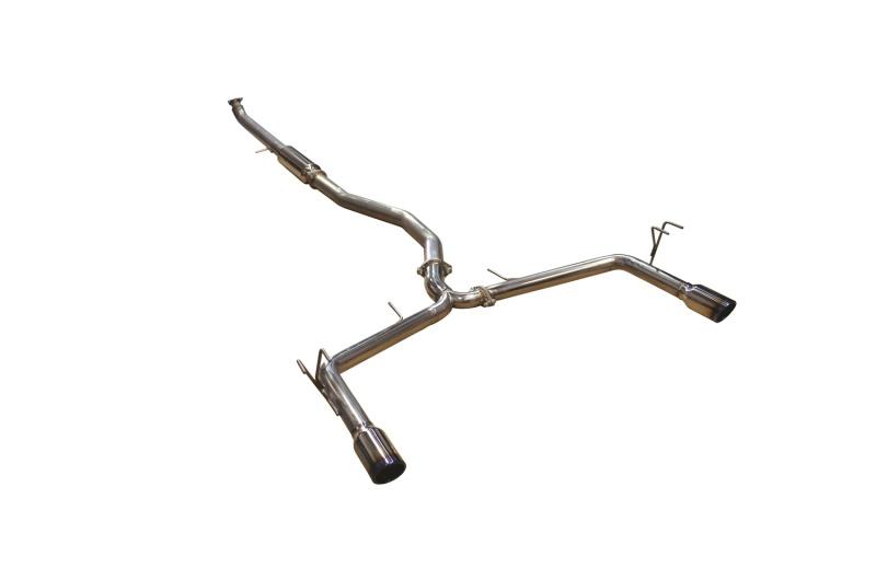 Injen 16-20 Honda Civic 1.5L Turbo 4Cyl (Sedan) 63mm SS Cat-Back Exhaust w/ Dual Burnt Titanium Tips SES1572TT Main Image