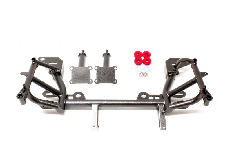 BMR 93-02 F-Body K-Member w/ Low Mount Turbo LS1 Motor Mounts and Pinto Mounts - Black Hammertone KM019-1H Main Image