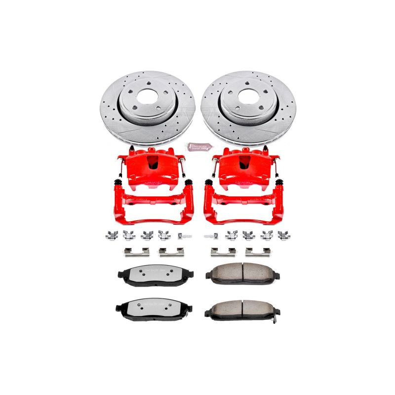 PowerStop PSB Z36 Truck & Tow Kit w/Cals Brakes, Rotors & Pads Brake Kits - Performance D&S main image