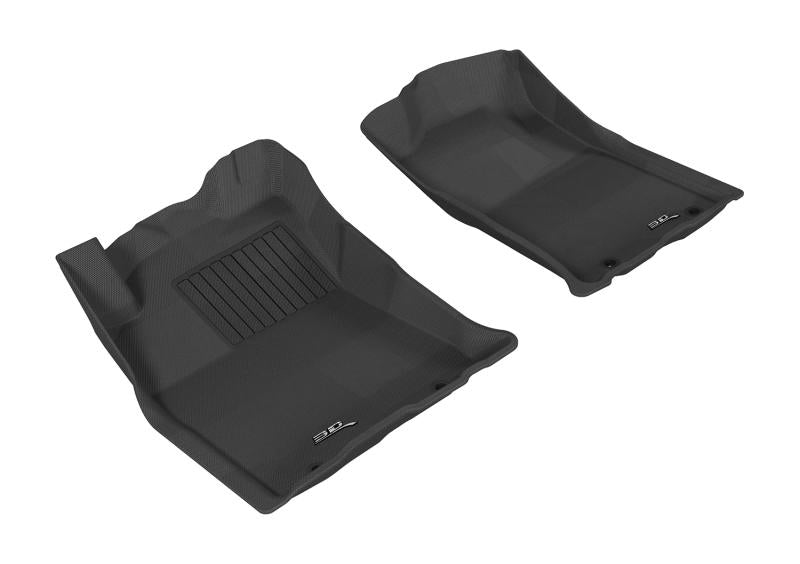 3D MAXpider 2012-2015 Toyota Tacoma Double Cab Kagu 1st Row Floormat - Gray L1TY09011501 Main Image