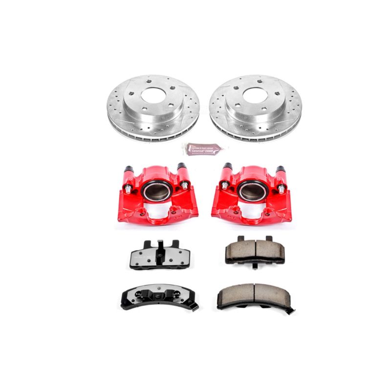 PowerStop PSB Z36 Truck & Tow Kit w/Cals Brakes, Rotors & Pads Brake Kits - Performance D&S main image