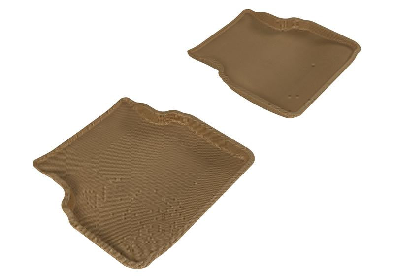 3D MAXpider 2002-2007 Subaru Impreza Kagu 2nd Row Floormats - Tan L1SB01021502 Main Image