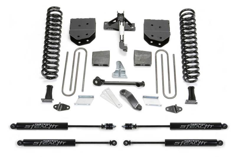 Fabtech 11-13 Ford F450/550 4WD 10 Lug 6in Basic System w/Stealth Shocks K2155M Main Image