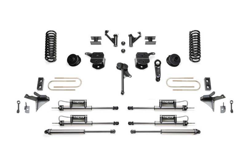 Fabtech 13-18 Ram 3500 4WD 5in Basic System w/Dual Front DL 2.25 Resi Shocks & Rear DL Shocks K3145DL Main Image