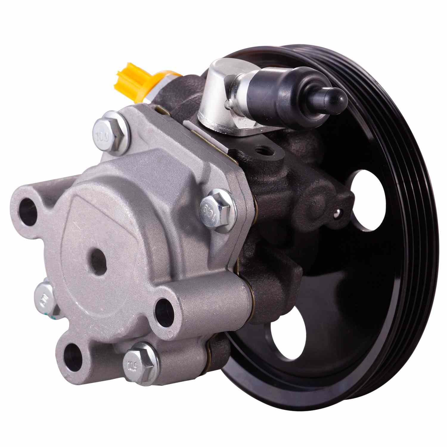 pwr new power steering pump with pulley and reservoir  frsport 60-6708p